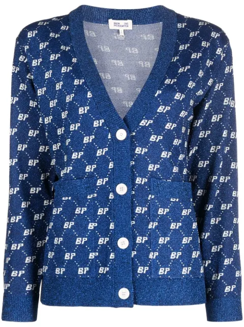 Baum Und Pferdgarten logo-print cardigan