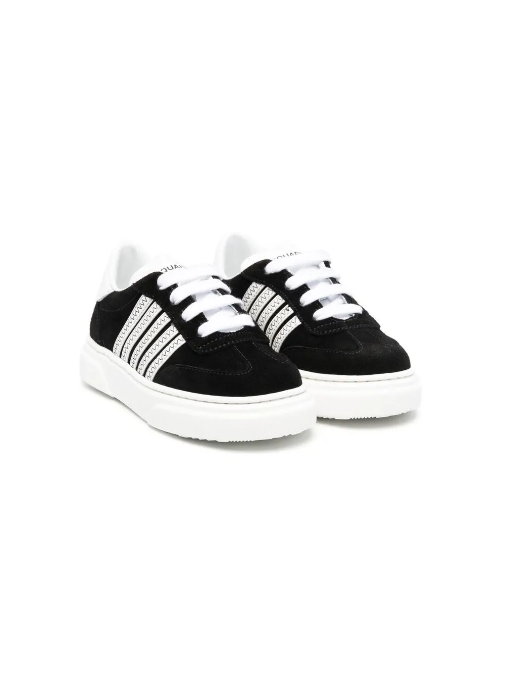 

Dsquared2 Kids tenis bajos con agujetas - Negro