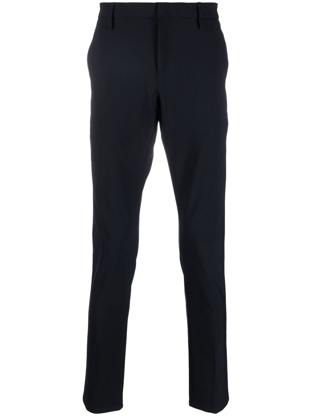 DONDUP logo-plaque tailored trousers - Blue