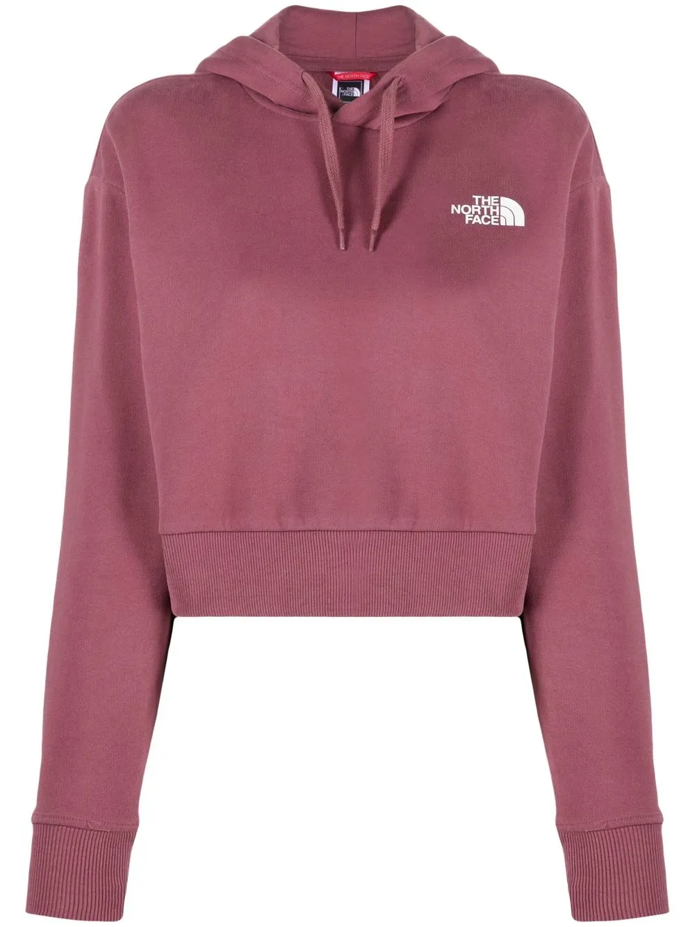 

The North Face hoodie con logo estampado y cordones - Morado