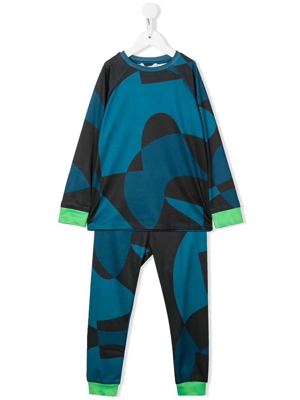 

Stella McCartney Kids pants con estampado gráfico - Azul