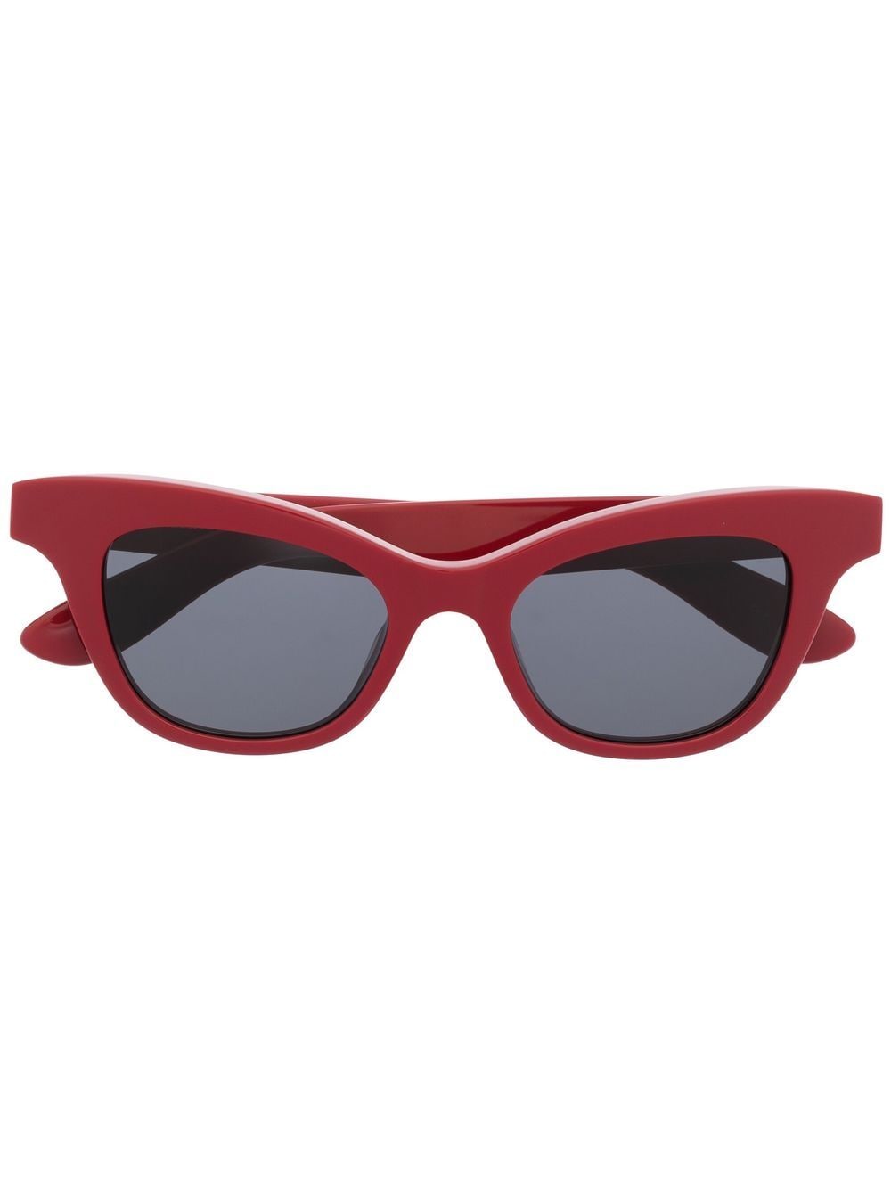 Shop Alexander Mcqueen Cat-eye Sunglasses In Red