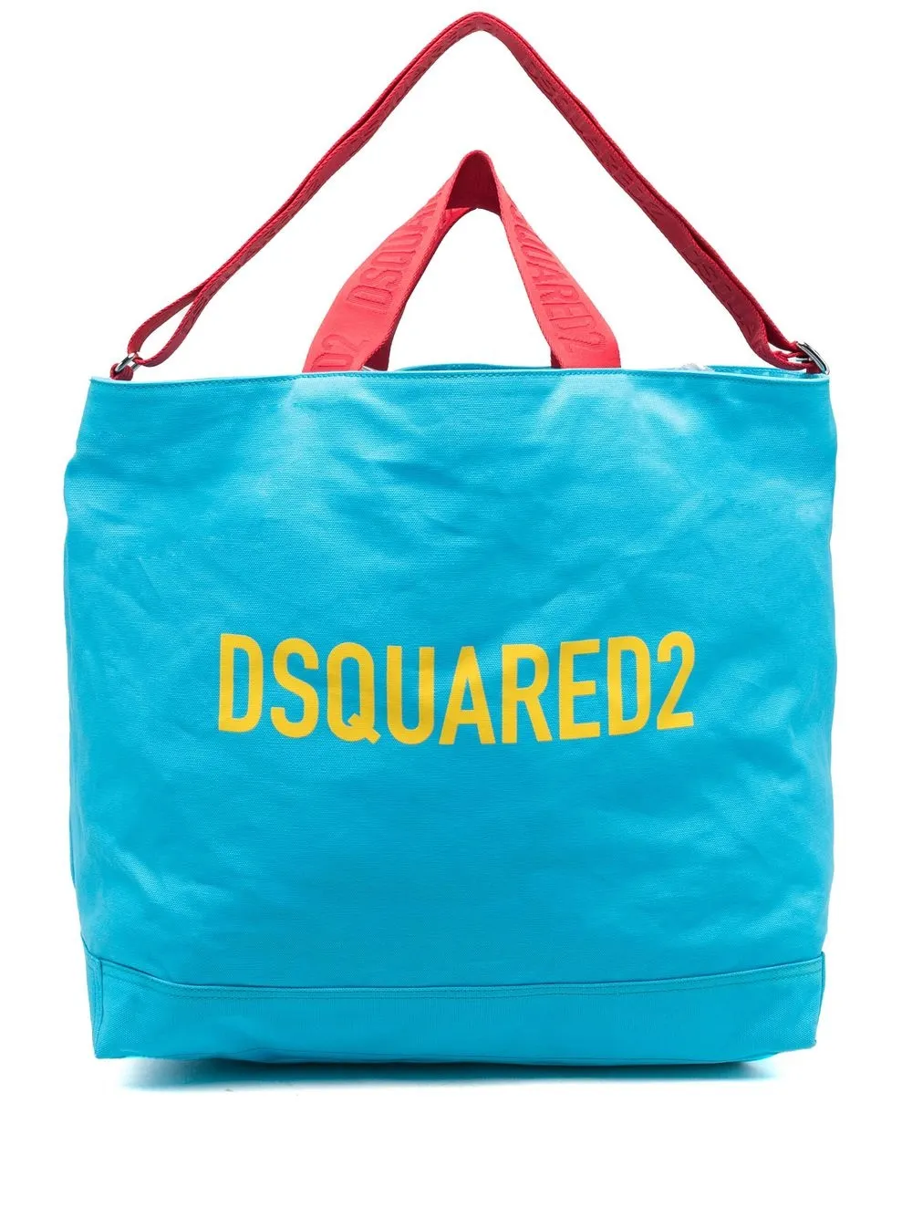 

Dsquared2 tote con logo estampado - Azul