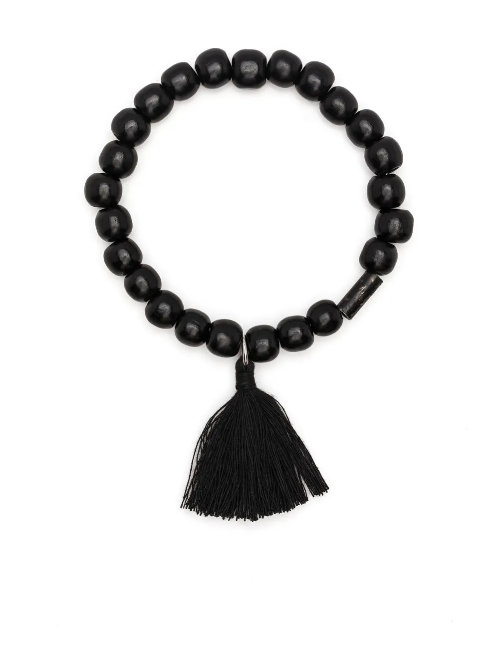 

Dsquared2 pulsera de cuentas con borla - Negro