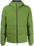 Herno padded zip-up hooded jacket - Green