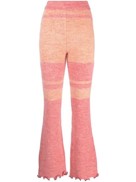 Andersson Bell pantalones con rayas estampadas