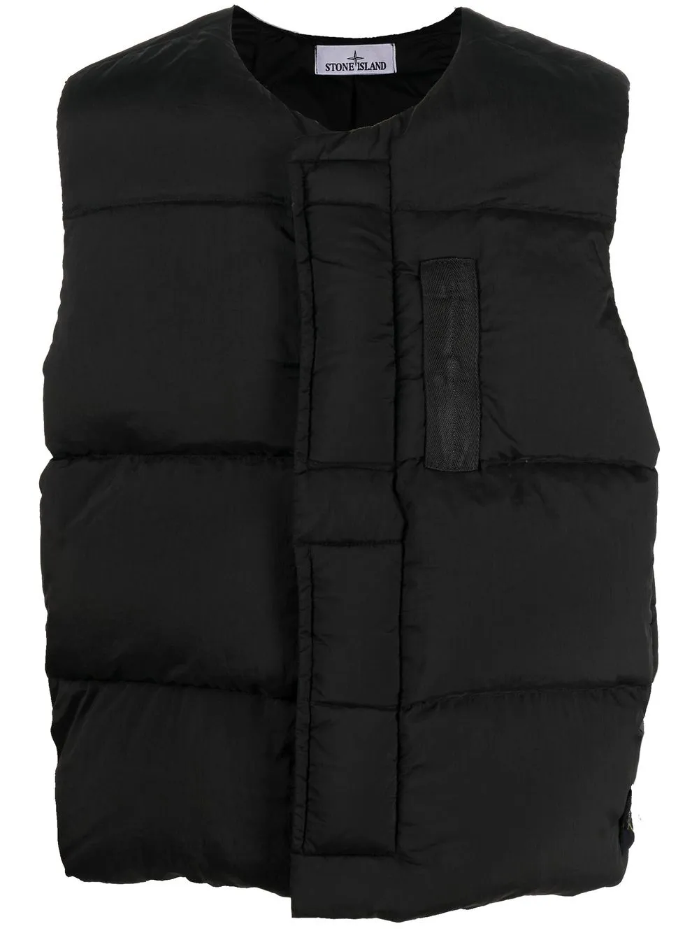 

Stone Island chaleco Regenerated - Negro