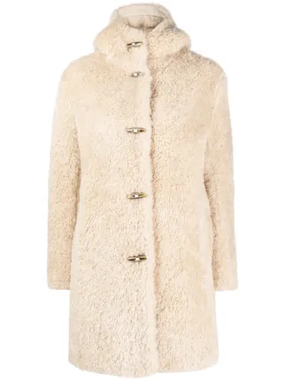 Rag & Bone Shearling Hooded Coat - Farfetch