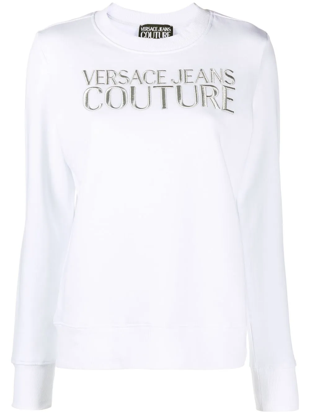 

Versace Jeans Couture sudadera con logo estampado - Blanco