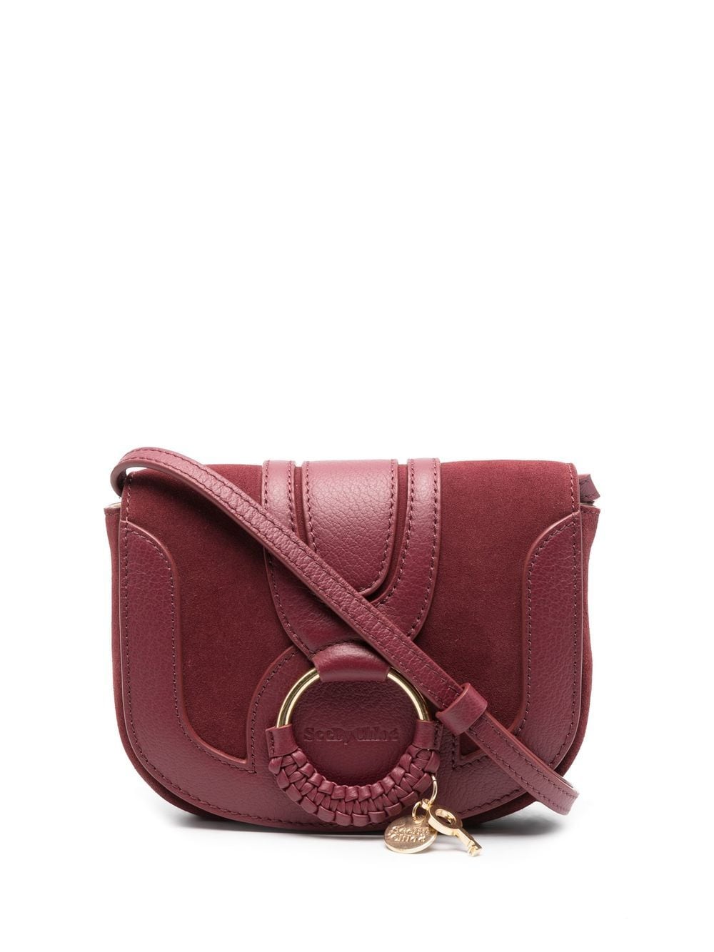 

See by Chloé Hana ring-embellished crossbody bag - Red