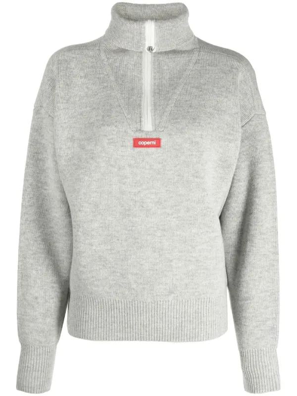 Coperni Half-zip Jumper in Grey