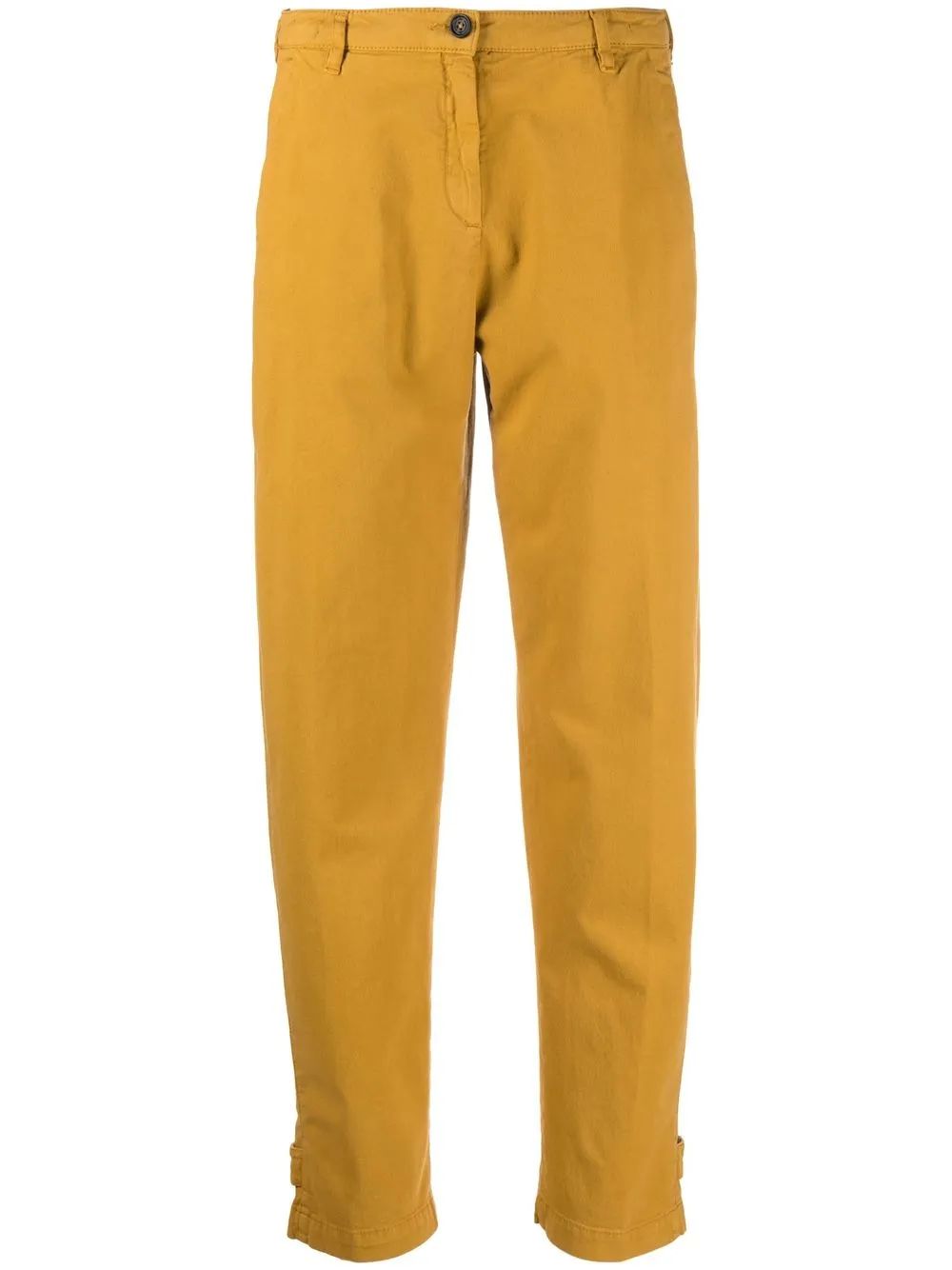 

Massimo Alba mid-rise straight-leg trousers - Yellow