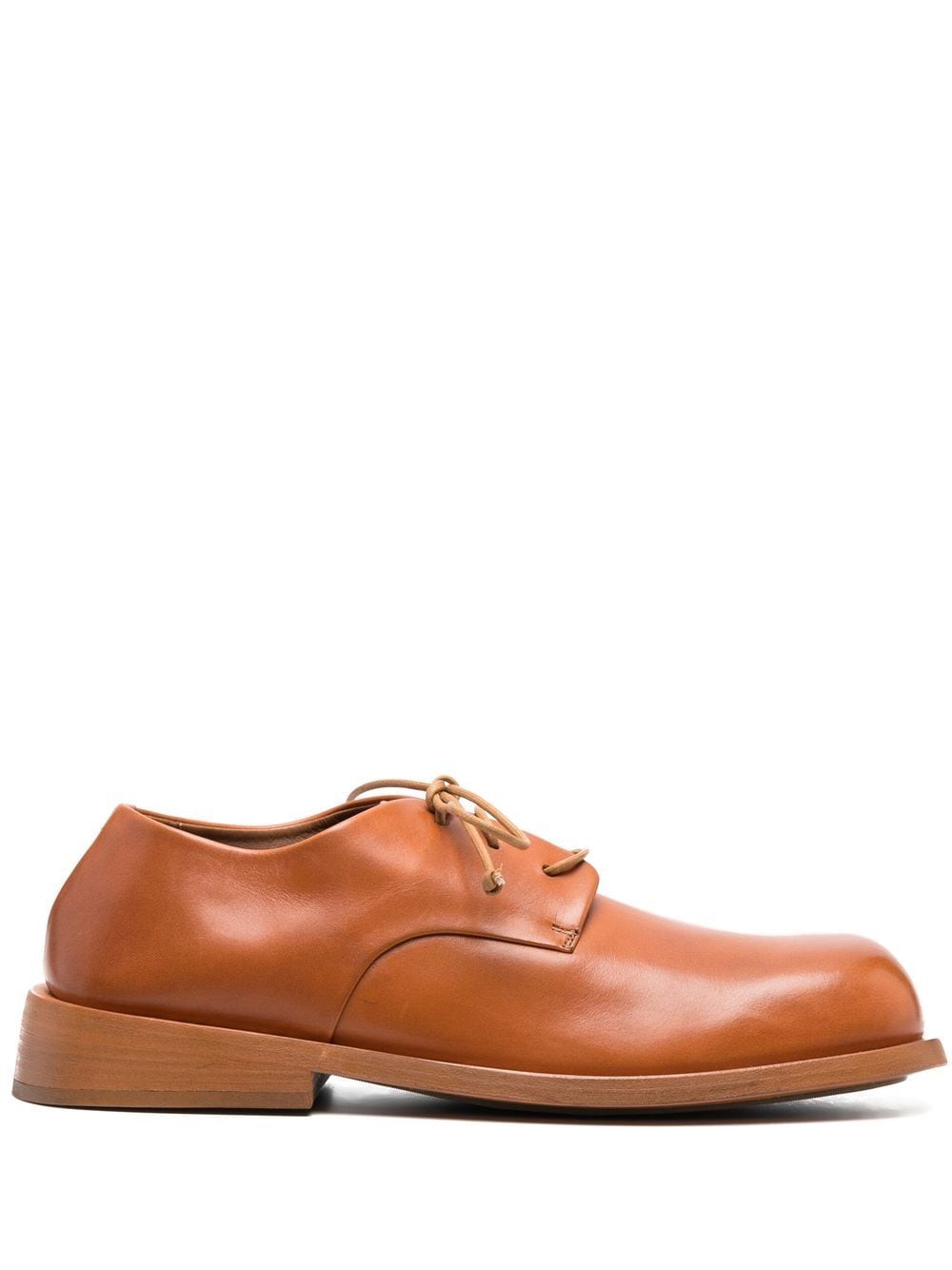 Marsèll Lace-up Leather Oxford Shoes In Brown