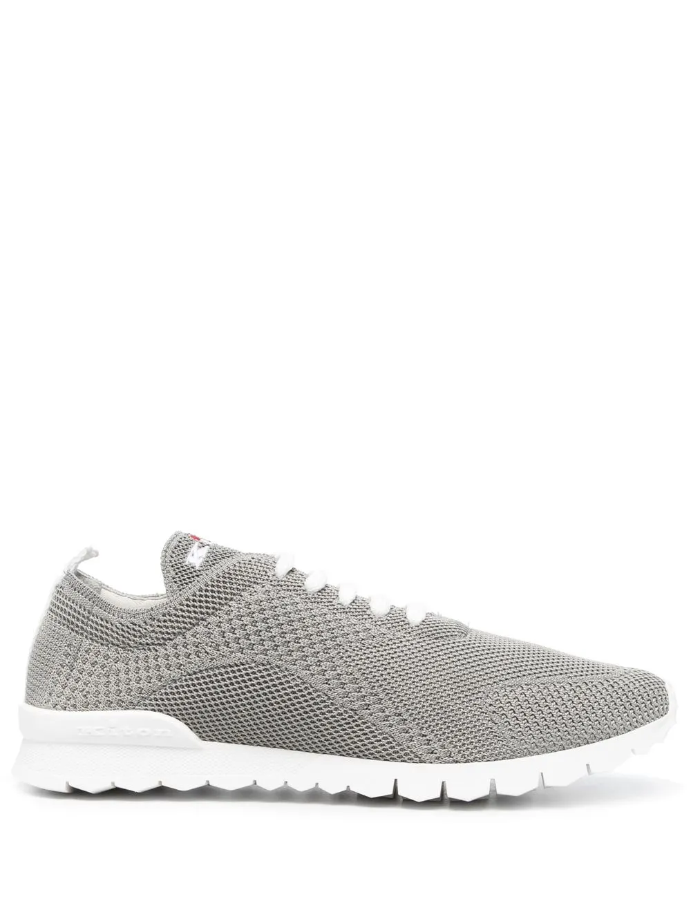 

Kiton tenis tejidos con logo bordado - Gris