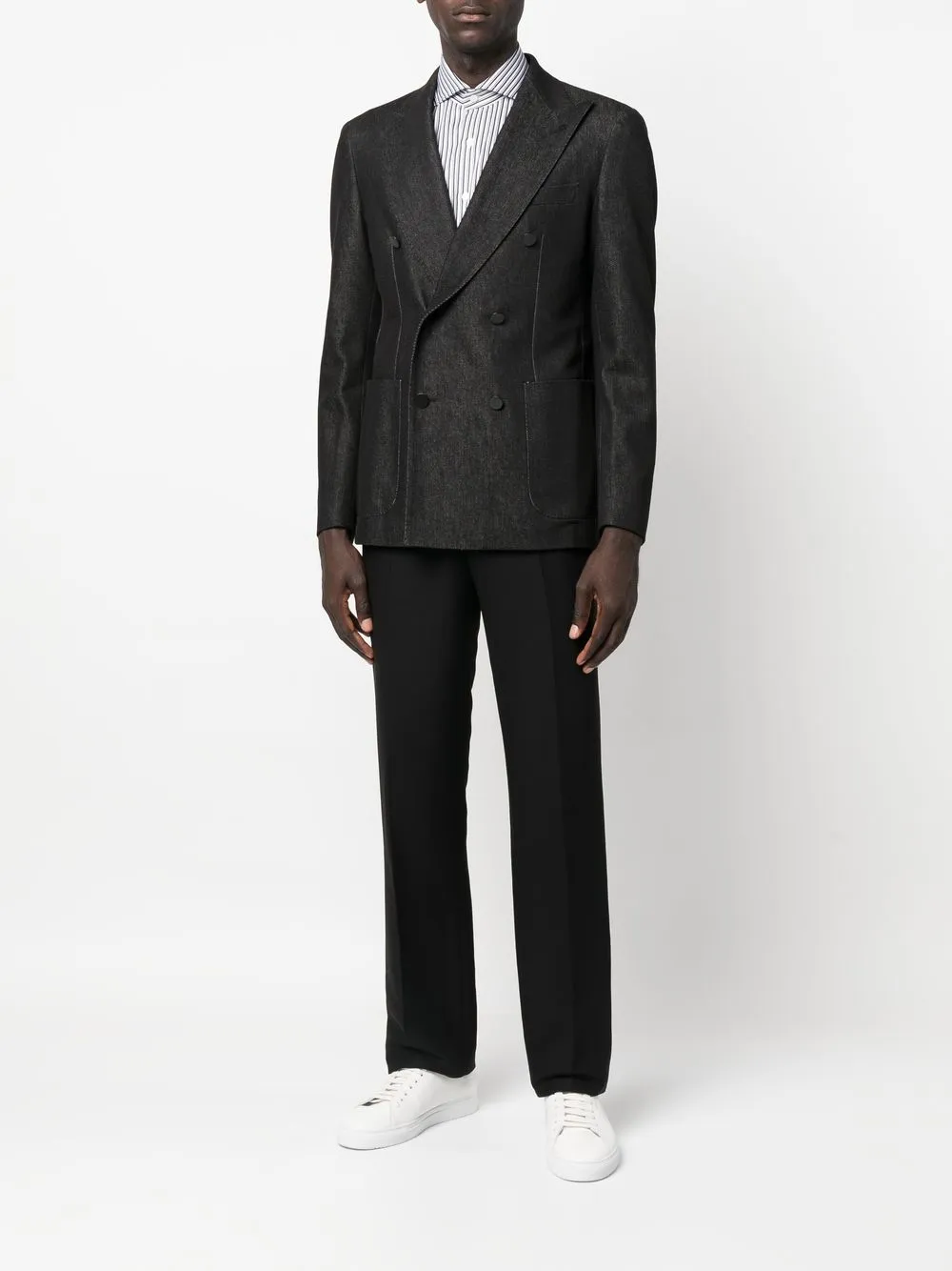 Lardini striped button-down shirt | Image 2