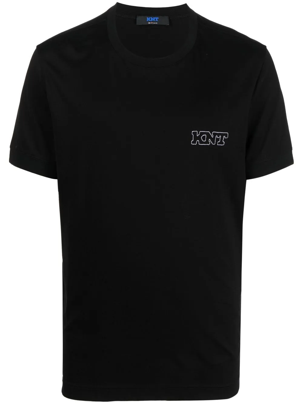 

Kiton playera con cuello redondo y logo - Negro