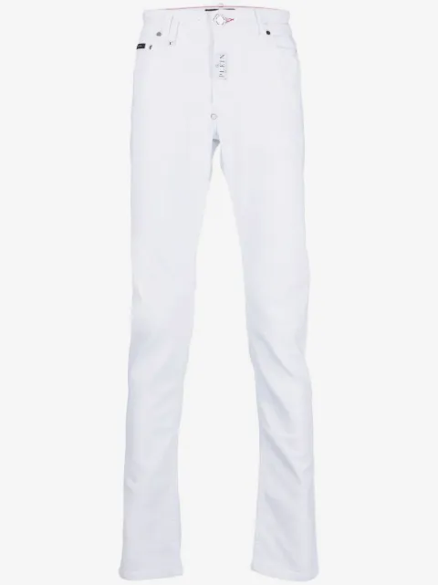 Philipp Plein jean slim à patch logo
