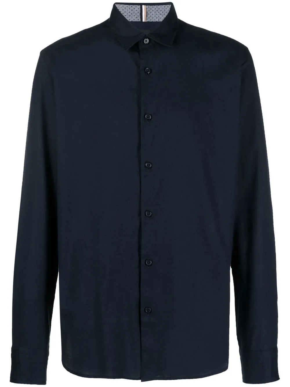 

BOSS long-sleeve cotton shirt - Blue