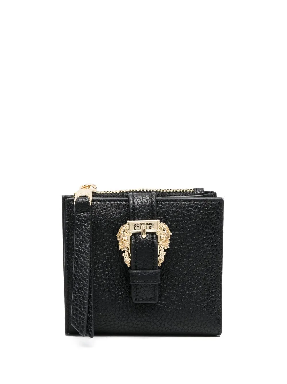 

Versace Jeans Couture cartera con hebilla - Negro