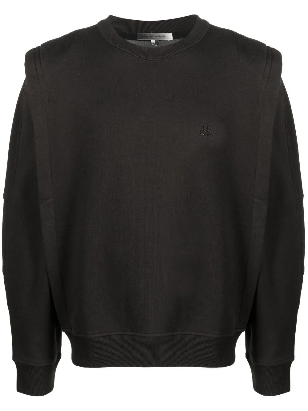 

Isabel Marant sudadera con logo bordado - Negro