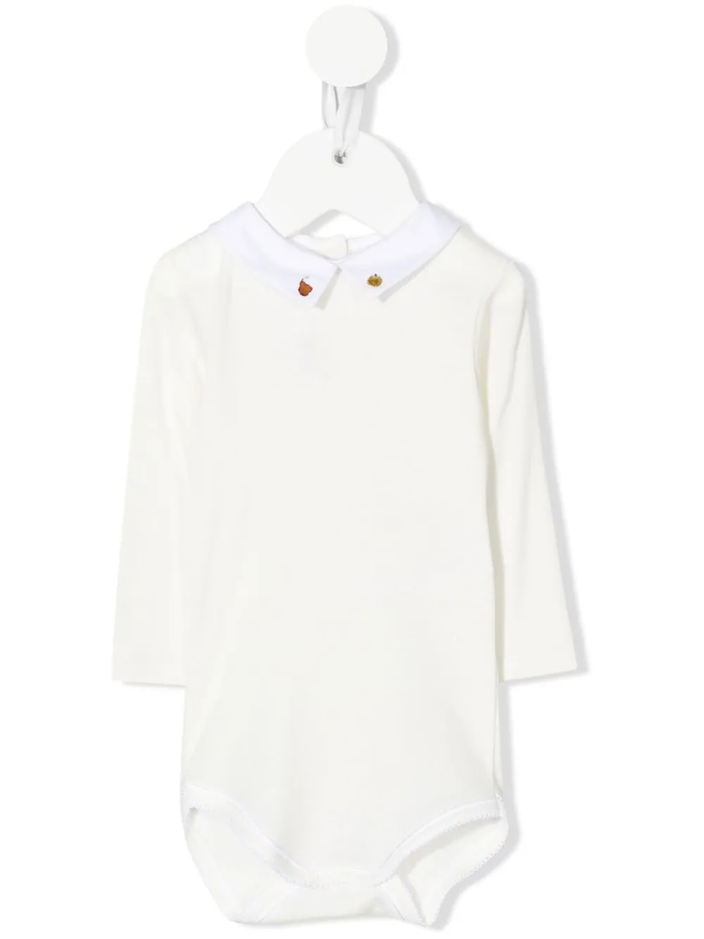 

Bonpoint fruit-print long sleeve bodysuit - White