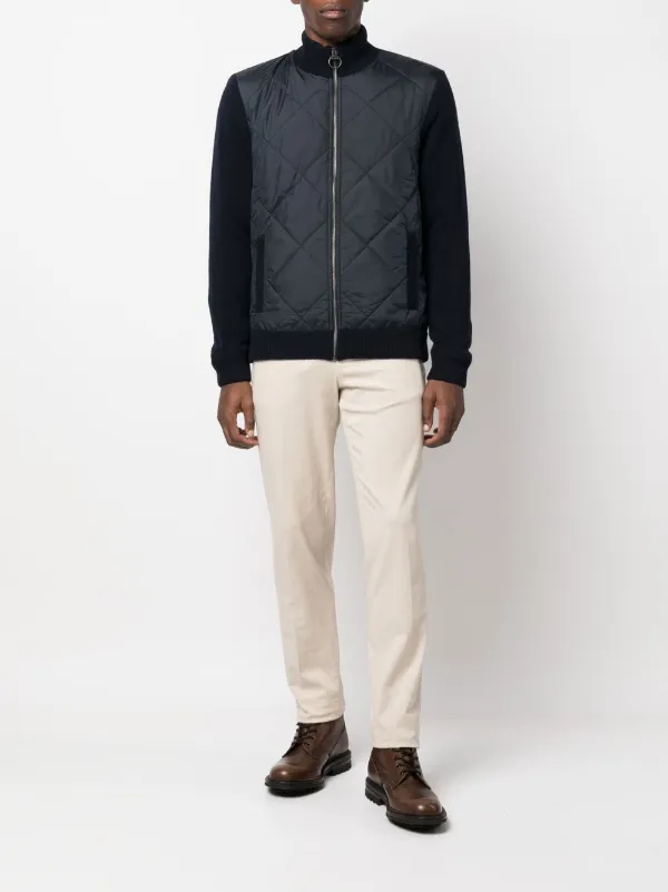 Barbour Jacke Arch Diamond Quilt Knit 