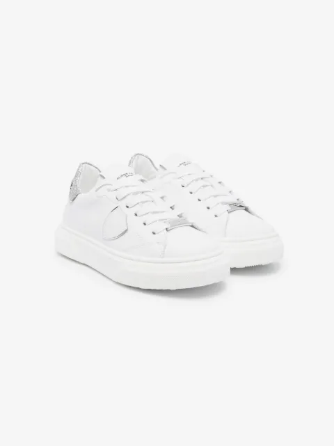 Philippe Model Kids low-top leather sneakers