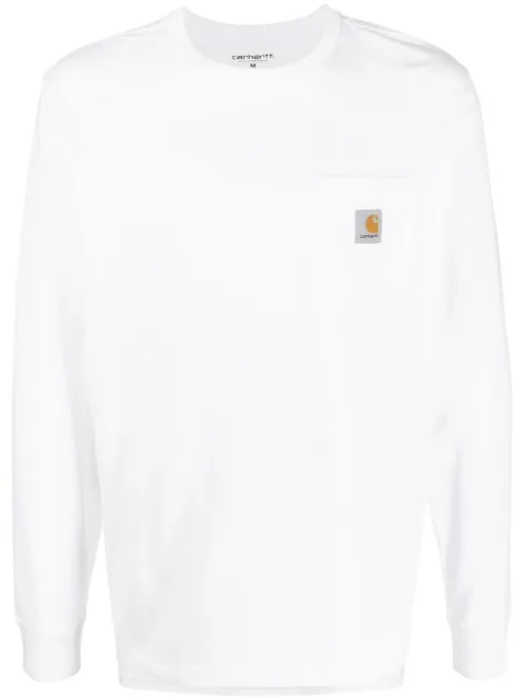 Carhartt WIP playera con parche del logo en el pecho