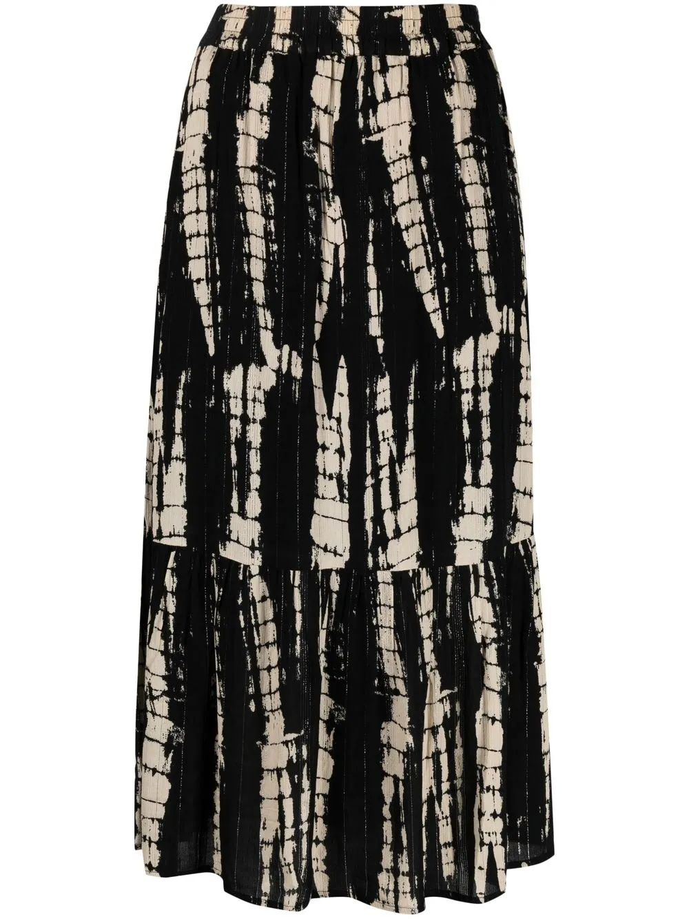 

Ba&Sh Kylie tie-dye midi skirt - Black