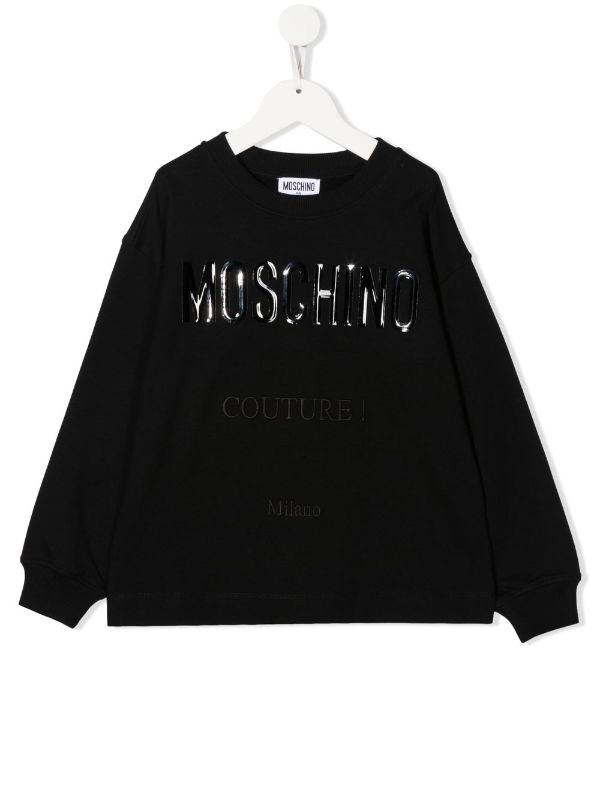 Moschino Kids モスキーノ・キッズ アップリケ スウェットシャツ