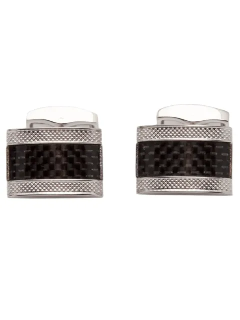 Tateossian embossed enamel cufflinks