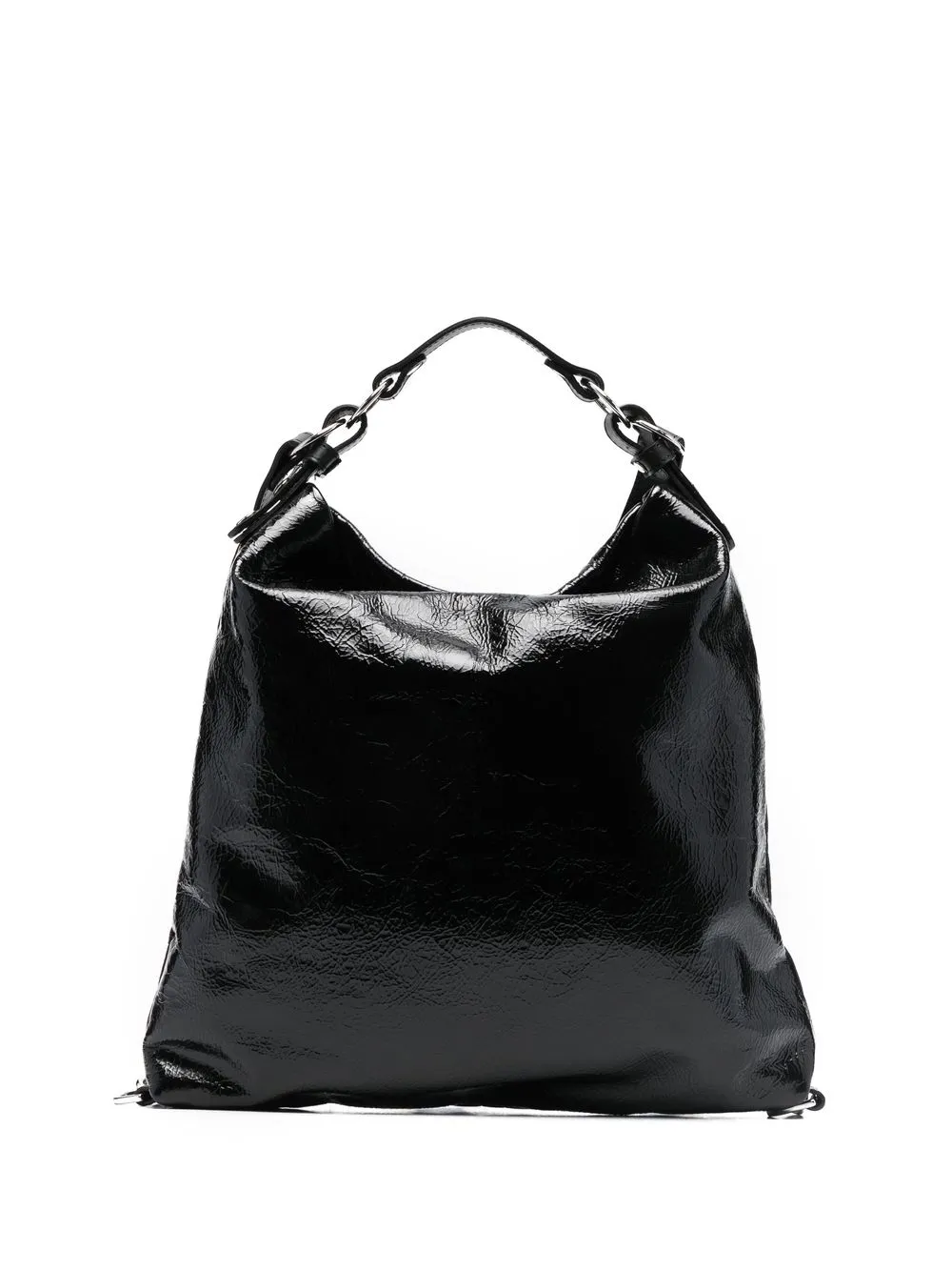 

Junya Watanabe mochila con acabado brillante - Negro