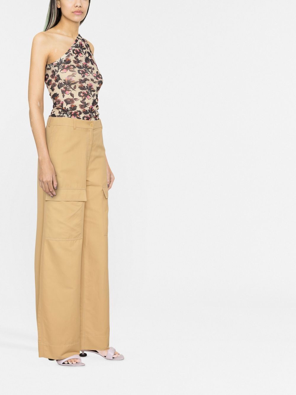 Stella McCartney wide-leg flap-pocket trousers Women