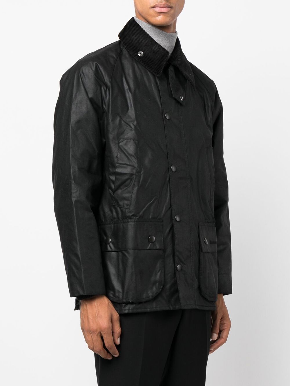 Barbour bedale wax cheap jacket in slim fit