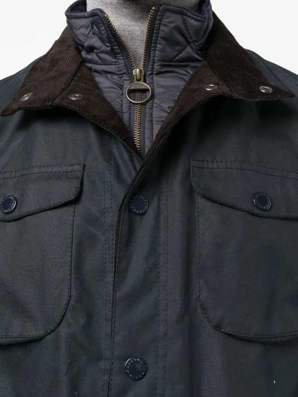 Barbour single-breasted Fitted Jacket | Blue | FARFETCH