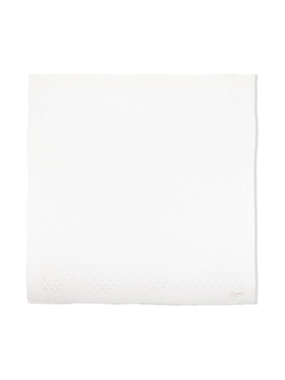 

Bonpoint logo-print blanket - Neutrals