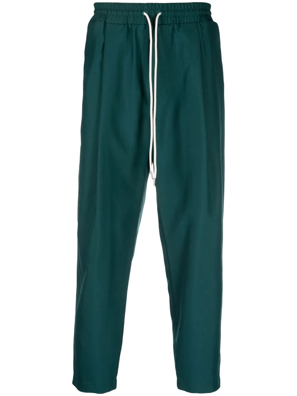

Drôle De Monsieur pantalones tapered con cordones en la pretina - Verde