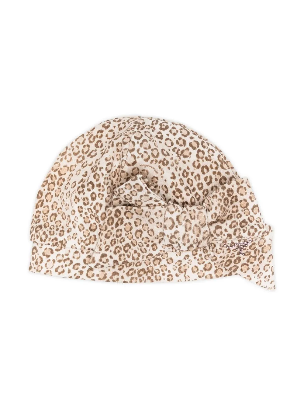 

Monnalisa sombrero con estampado de leopardo - Neutro