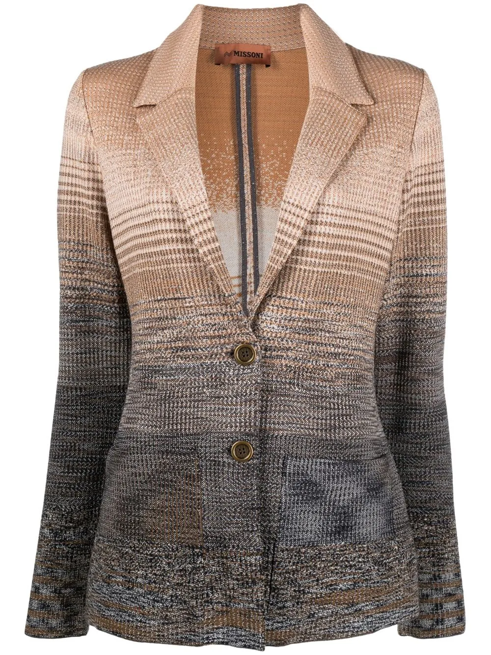 

Missoni blazer tejido con botones - Neutro