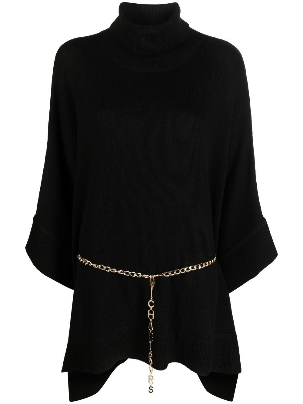 

Michael Kors chain-belt detail jumper - Black