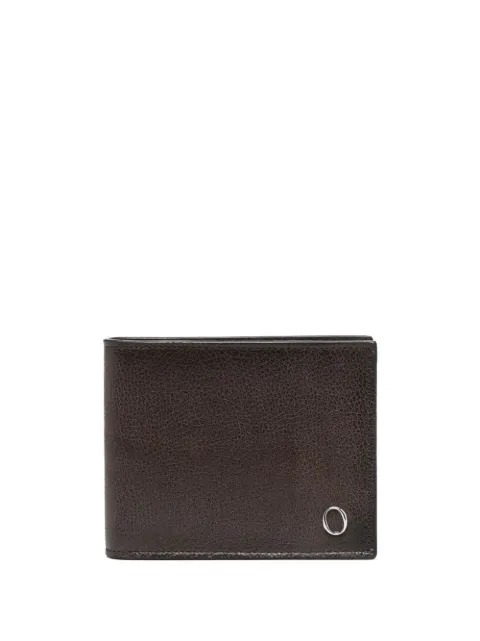 Orciani logo-plaque bi-fold wallet