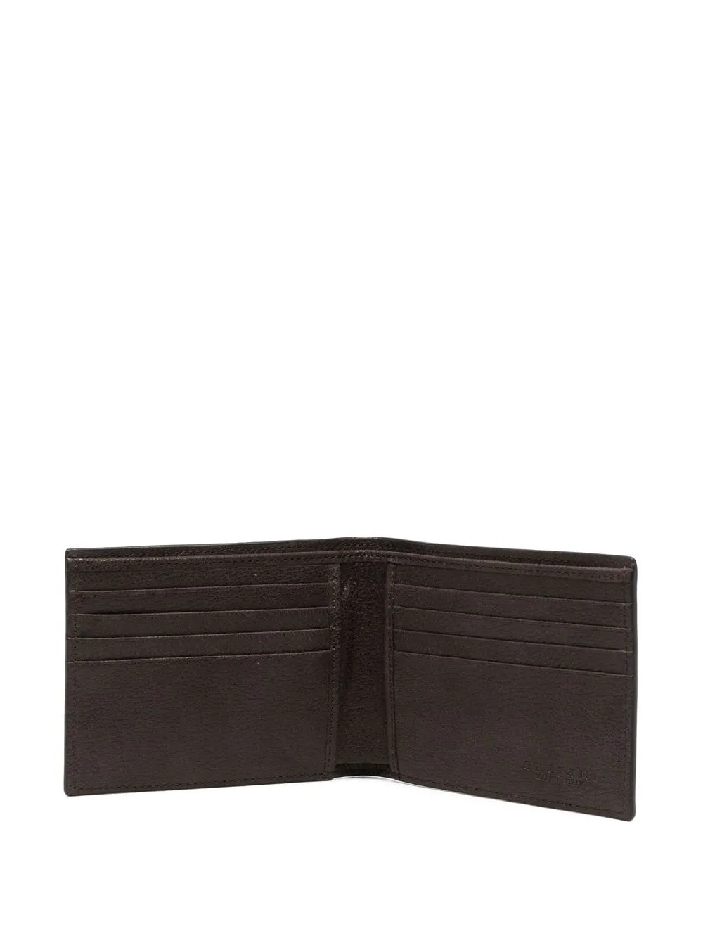 Orciani Logo-plaque Bi-fold Wallet In Brown
