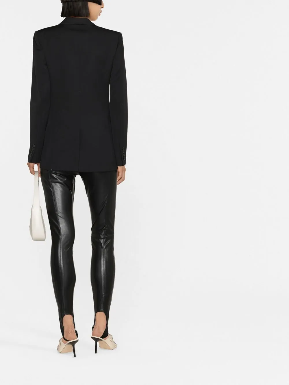 Ermanno Scervino Stirrup Cuff Leggings In Black