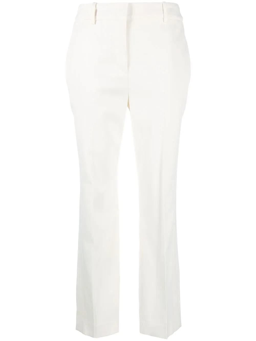 

Ermanno Scervino pantalones de vestir con tiro alto - Blanco