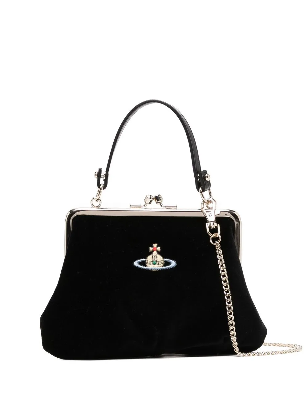 

Vivienne Westwood Grannt Orb-plaque mini bag - Black