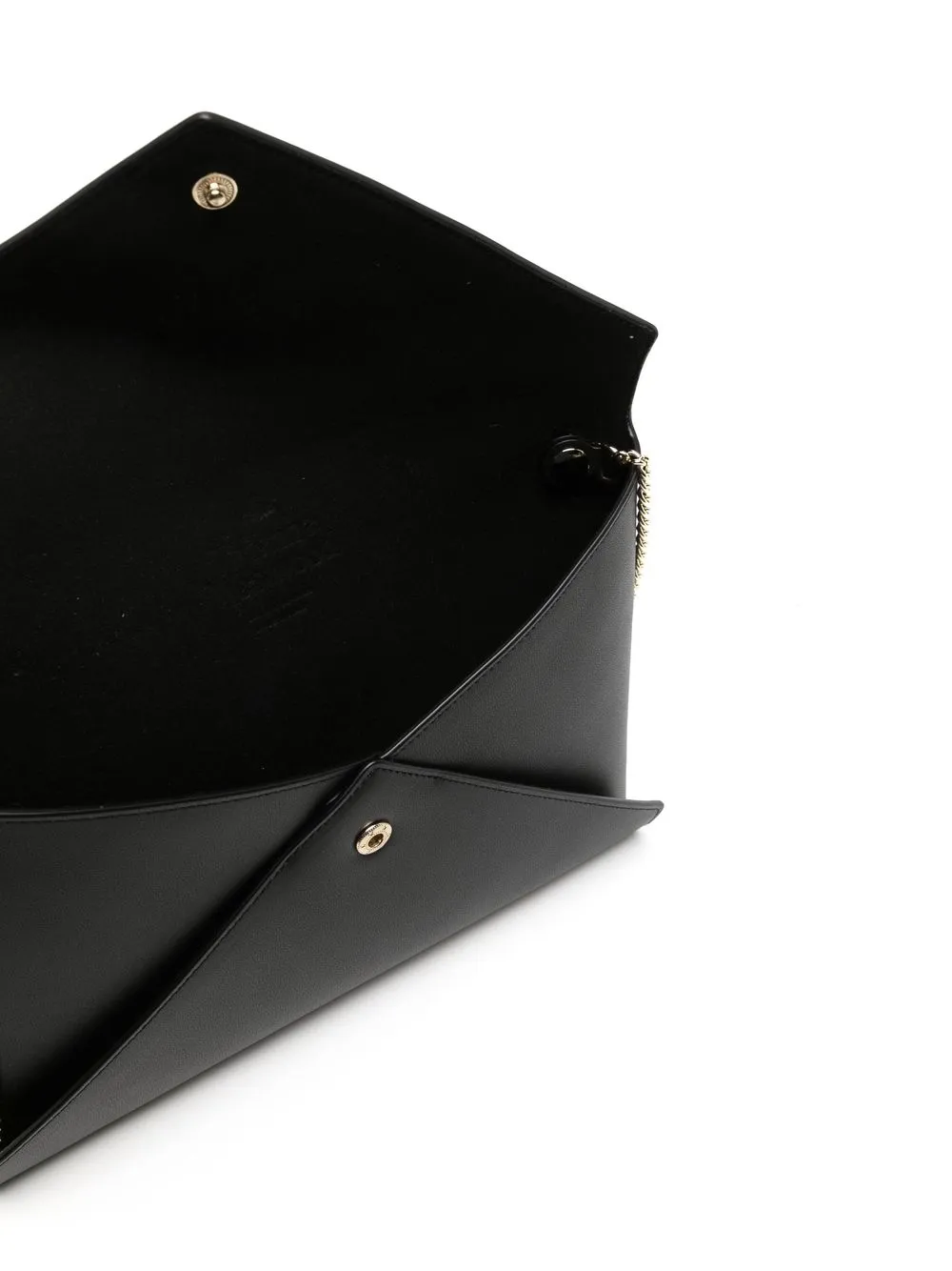 VIVIENNE WESTWOOD ORB-PLAQUE ENVELOPE CLUTCH BAG