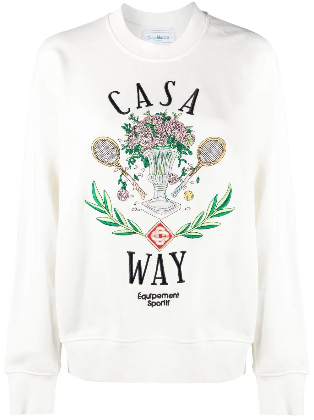 

Casablanca graphic-print sweatshirt - White