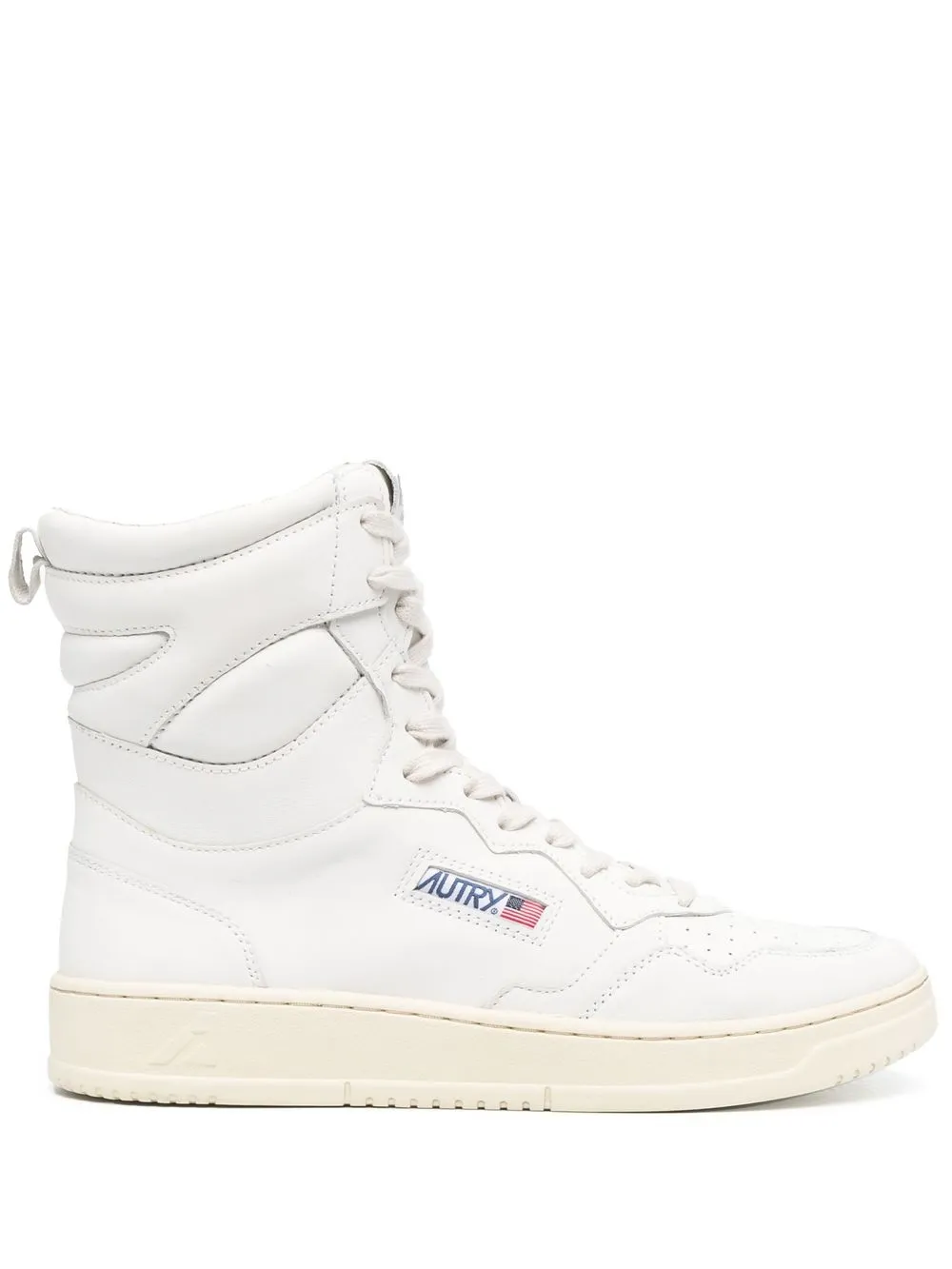 

Autry panelled-design hi-top sneakers - White