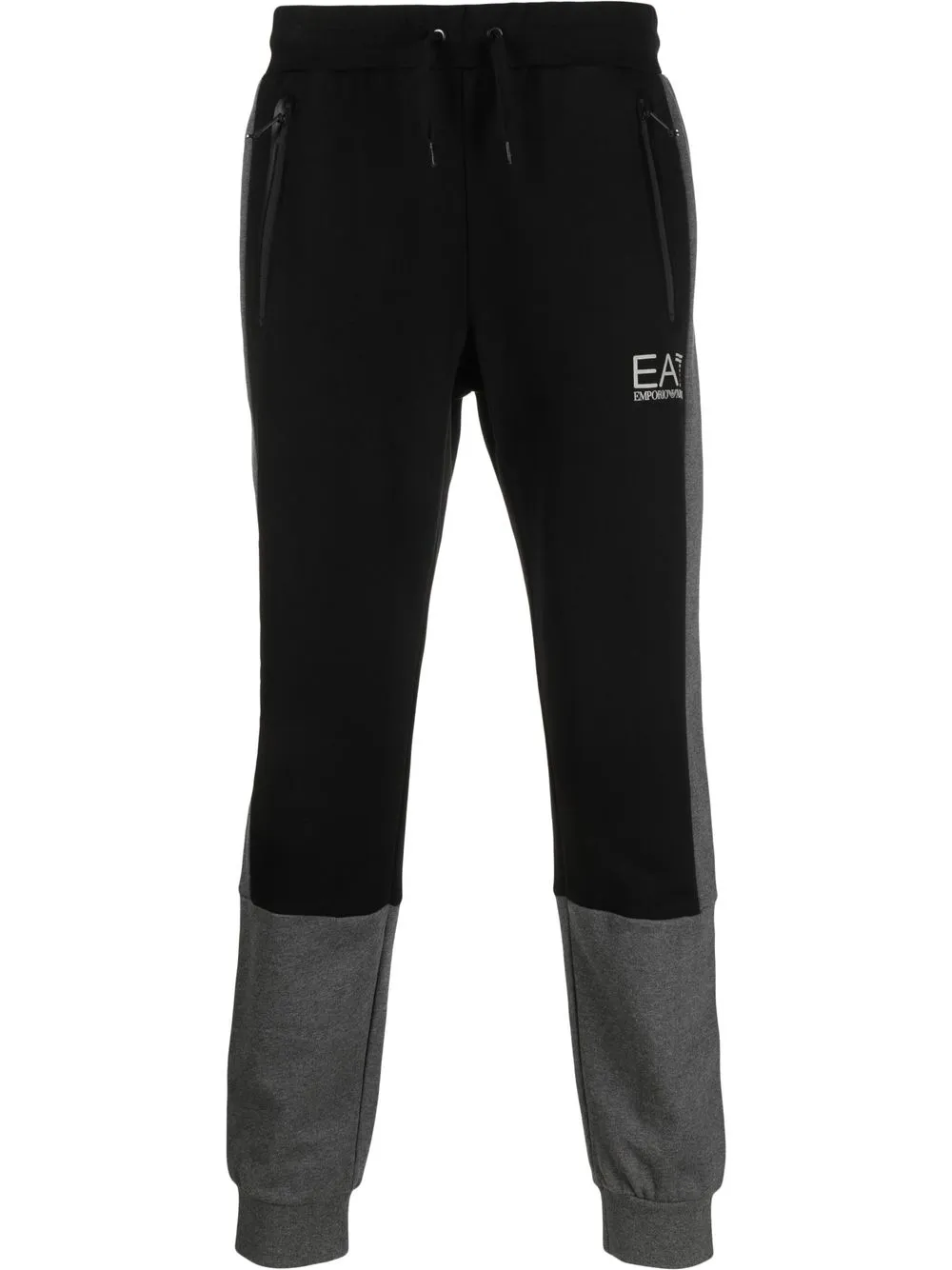 

Ea7 Emporio Armani pants con diseño color block - Negro