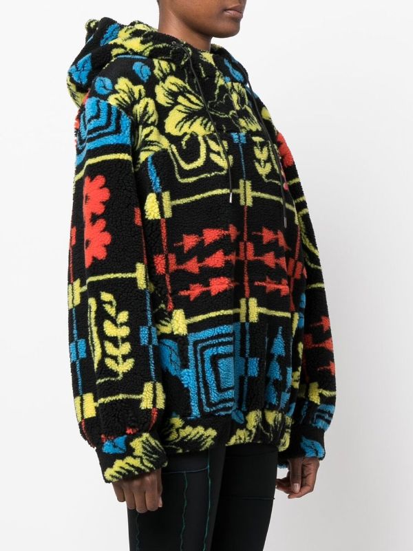 Chopova Lowena floral-print Zip Hoodie - Farfetch